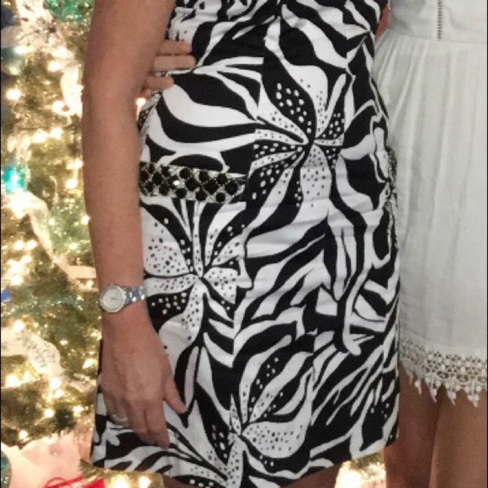 Lilly Pulitzer Black dress size 10 - Picture 9 of 9